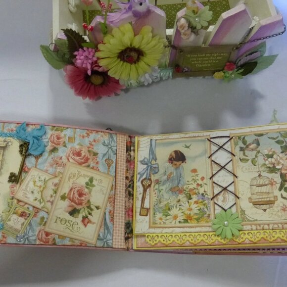 Graphic 45 "SECRET GARDEN" handmade mini album with a box - Picture 12 of 12